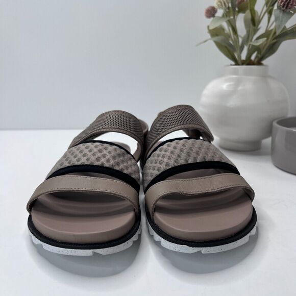 Sorel Roaming Decon Leather Slingback Sandals Tan NL4706-264 Women 7.5 Tried On - Picture 4 of 9